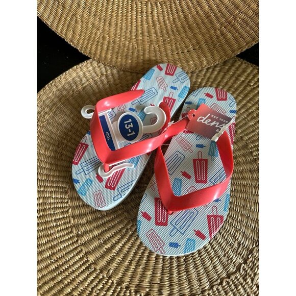 Youth size 13-1 popsicle flip flops new - Picture 1 of 6
